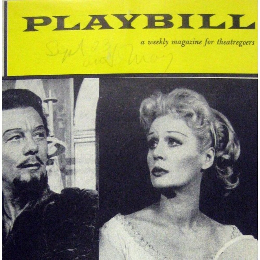 Much to Do About Nothing Playbill September 1959 Gielgud Leighton Newspaper Clip